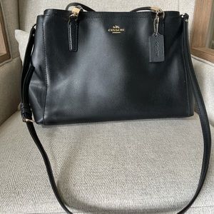 Black Leather Coach bag